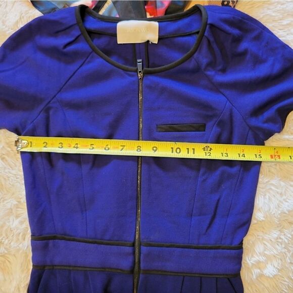 Jason wu full Zip Up Fit And Flare Dress Sz 4 - Picture 5 of 11